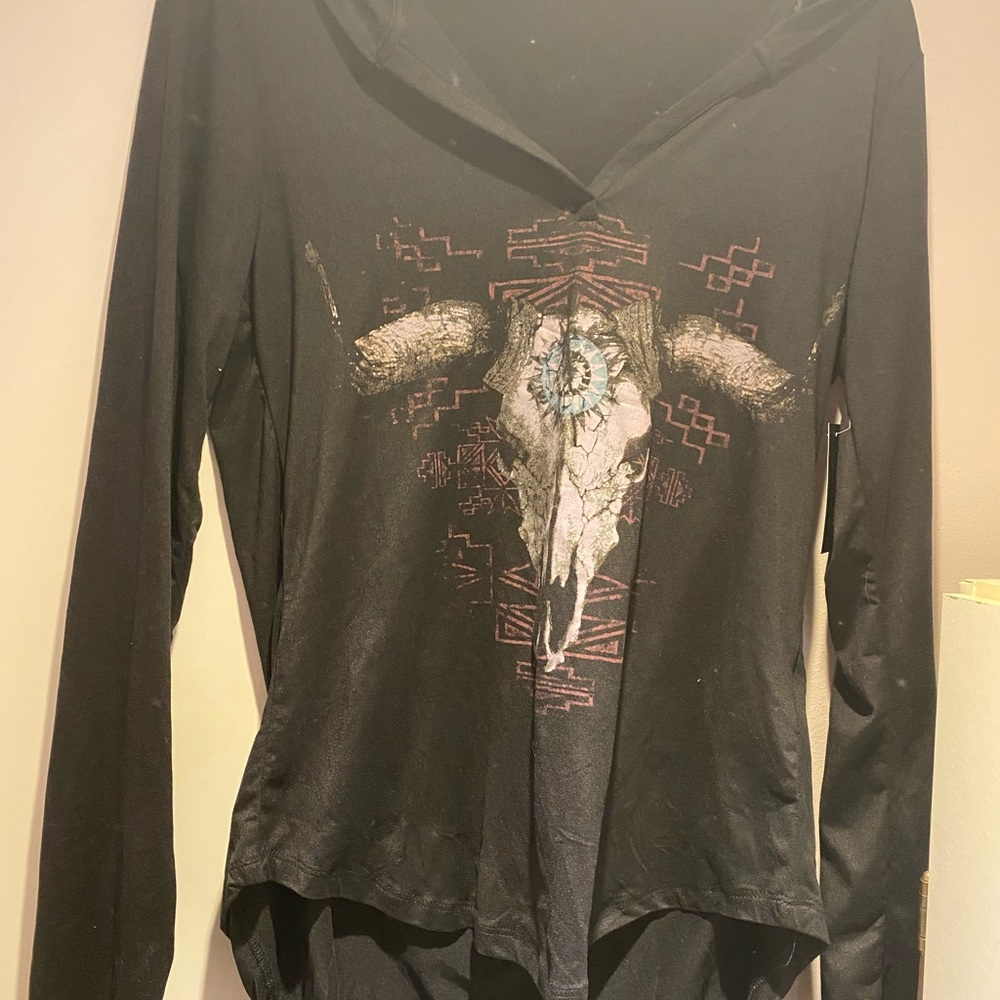 Soft hoodie- Spirited Skull print